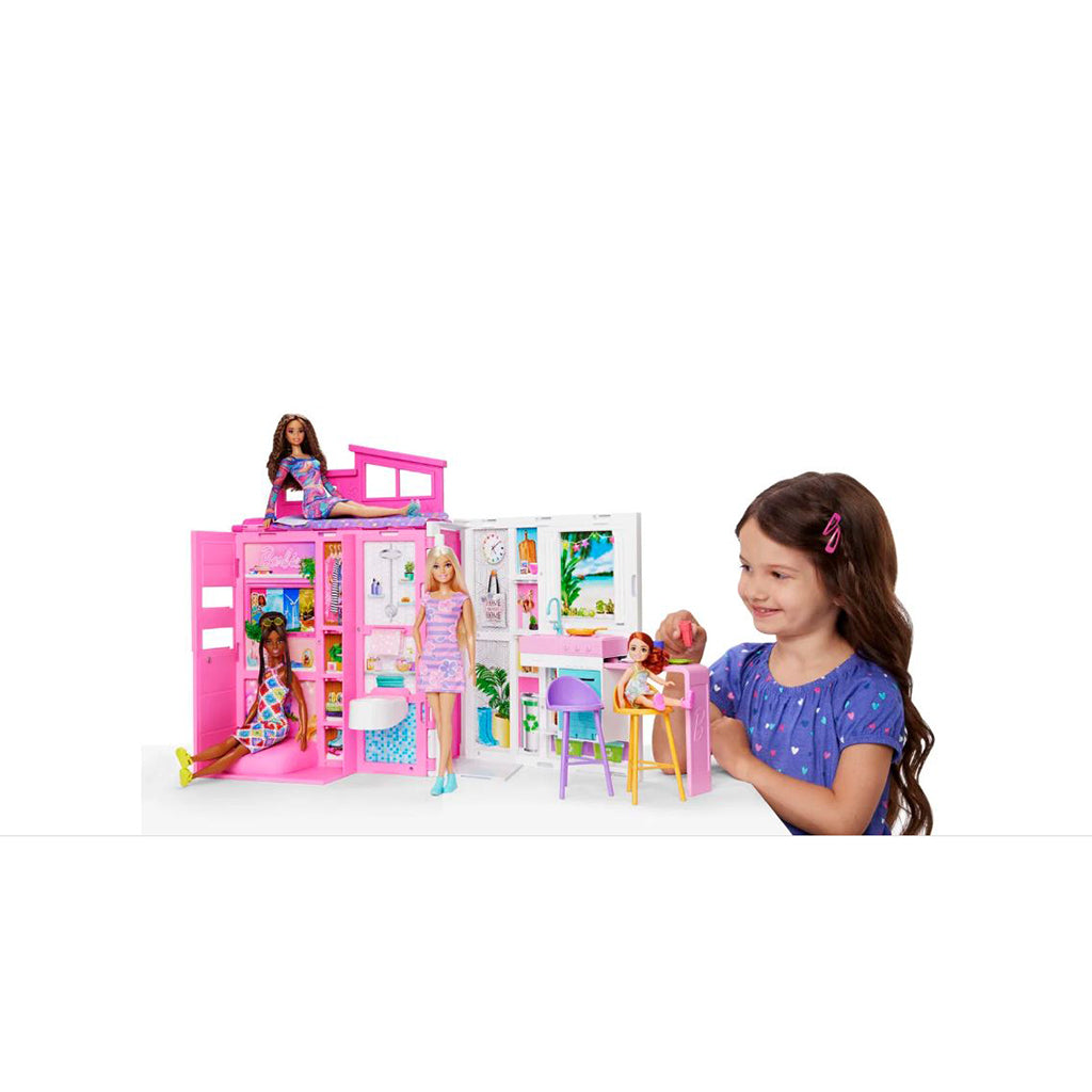 Barbie Getaway House, praktisk sammenleggbart Barbie-hus