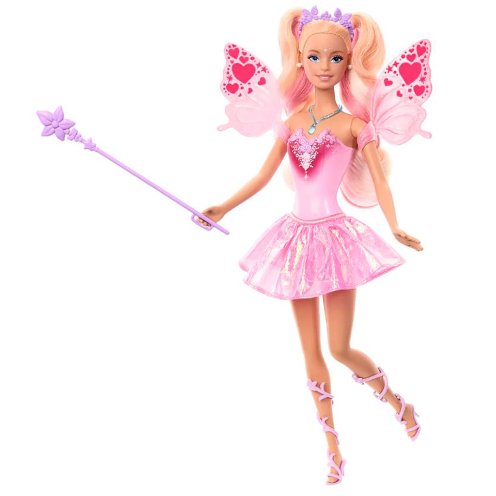 Barbie Color Change Fairy, inkl. svamp og tryllestav.