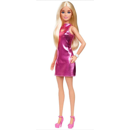 Barbie Fashionistas dukke, rosa kjole med hjerteutskjæring