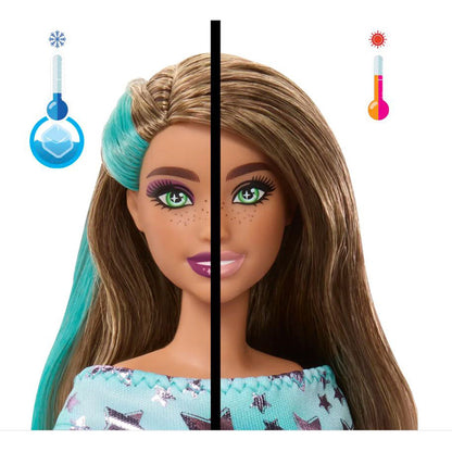 Barbie Party Unboxed-dukke med brunt hår og 10 overraskelser