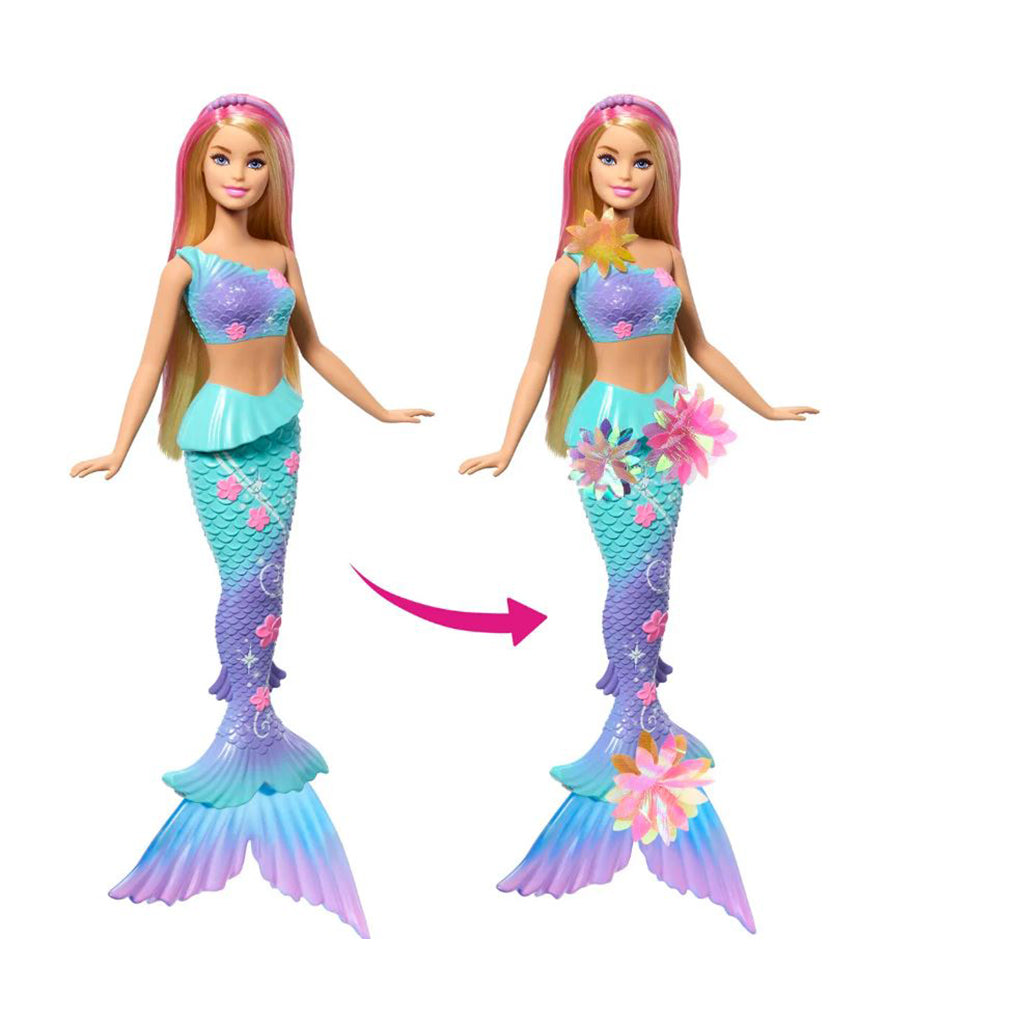 Barbie Blooming Magic White havfrue dukke
