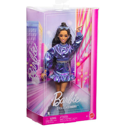 Barbie Deluxe Style Blå Genser Latina Dukke