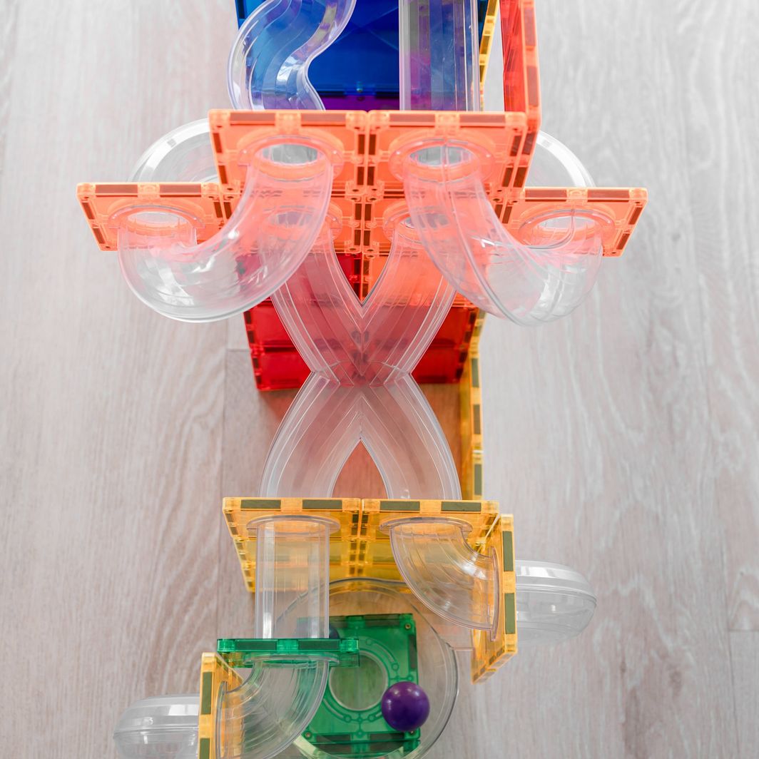 CONNETIX Connetix Ball Run Expansion Pack - utvidelsessett 66 deler - rainbow