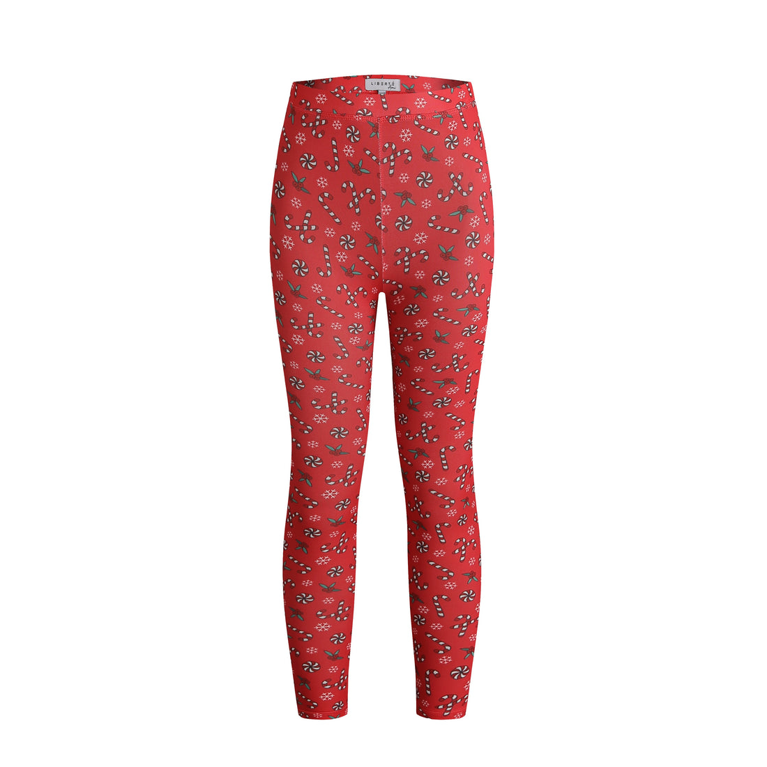 Liberté Ami, Alma Leggings (Kids) - Candycane Red