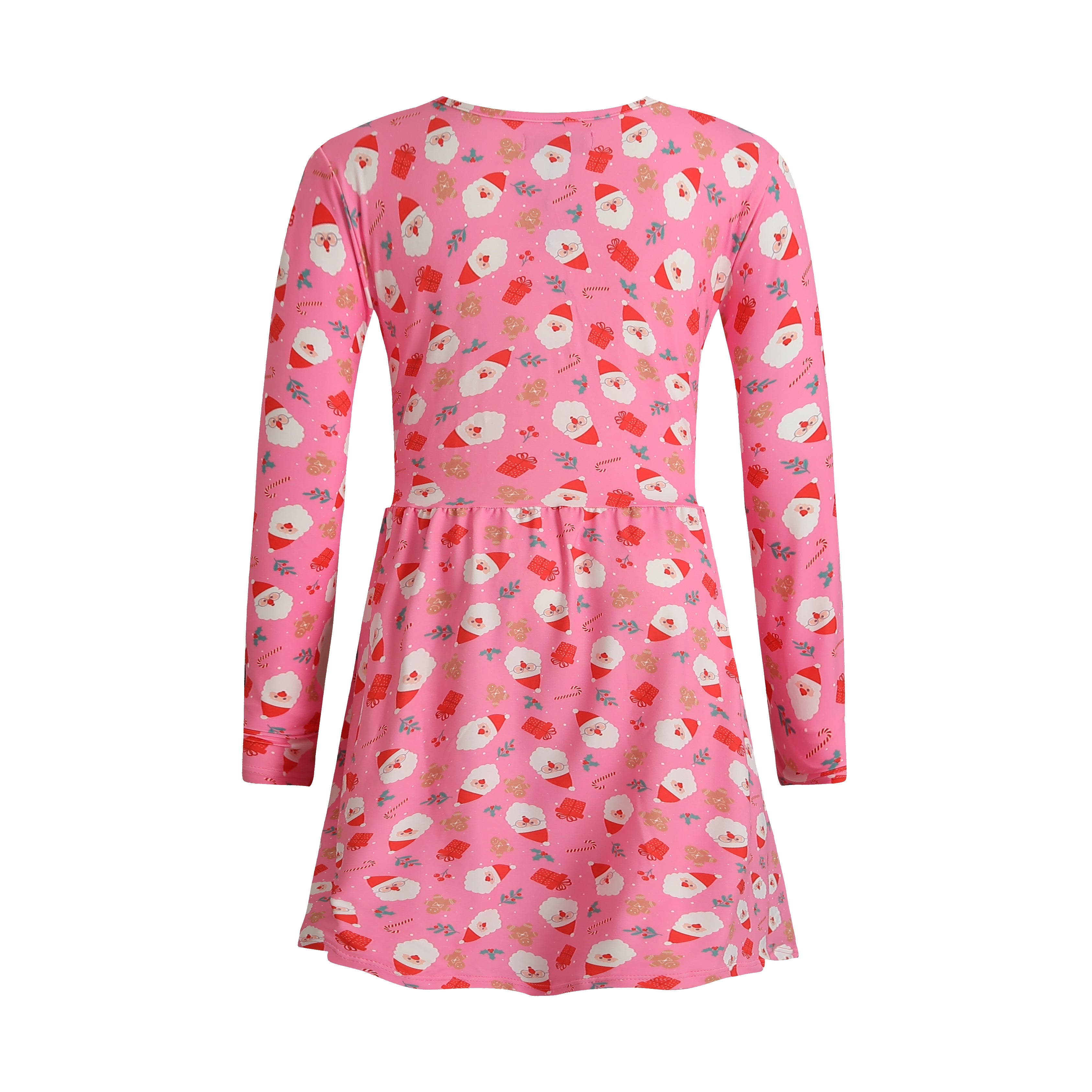 Liberté Ami (Børn) Alma Ls Babydoll Dress - Santa Pink