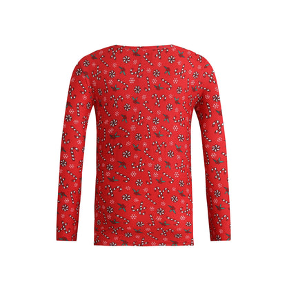 Liberté, Alma Ls Tshirt Kids - Candycane Red