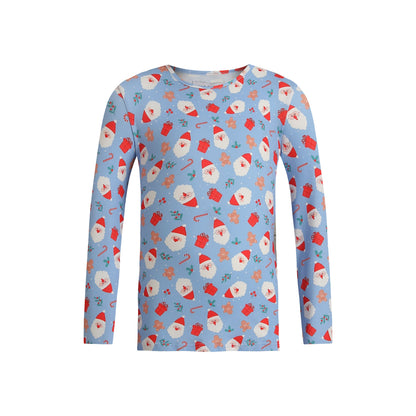 Liberté, Alma Ls Tshirt Kids - Santa Skyblue