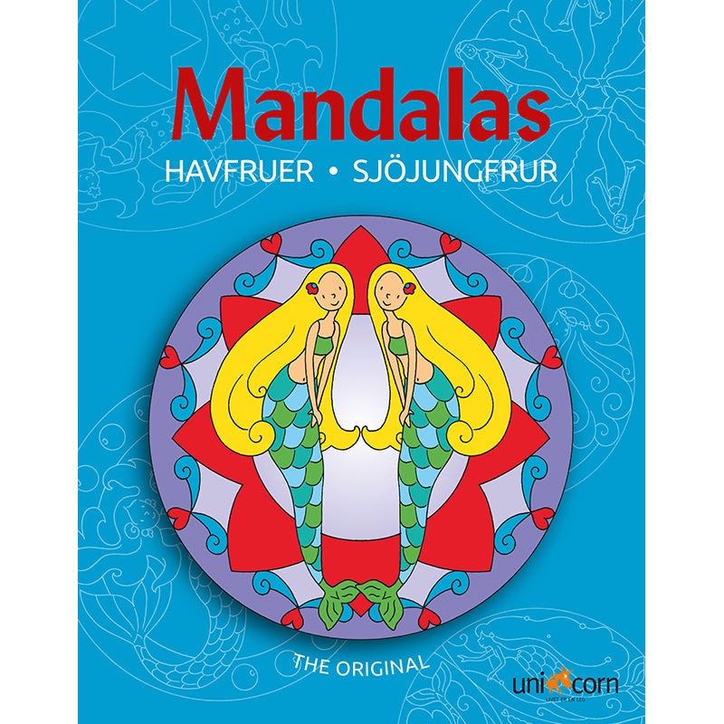 Mandalas malebog, Havfruer - fra 4 år