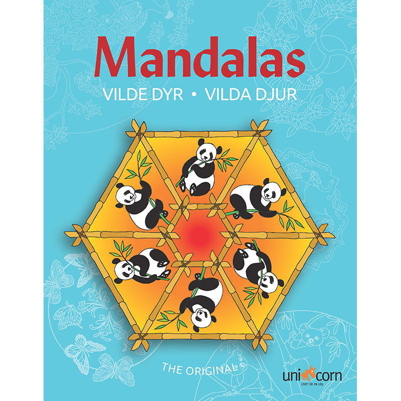 Mandalas malebog, vilde dyr