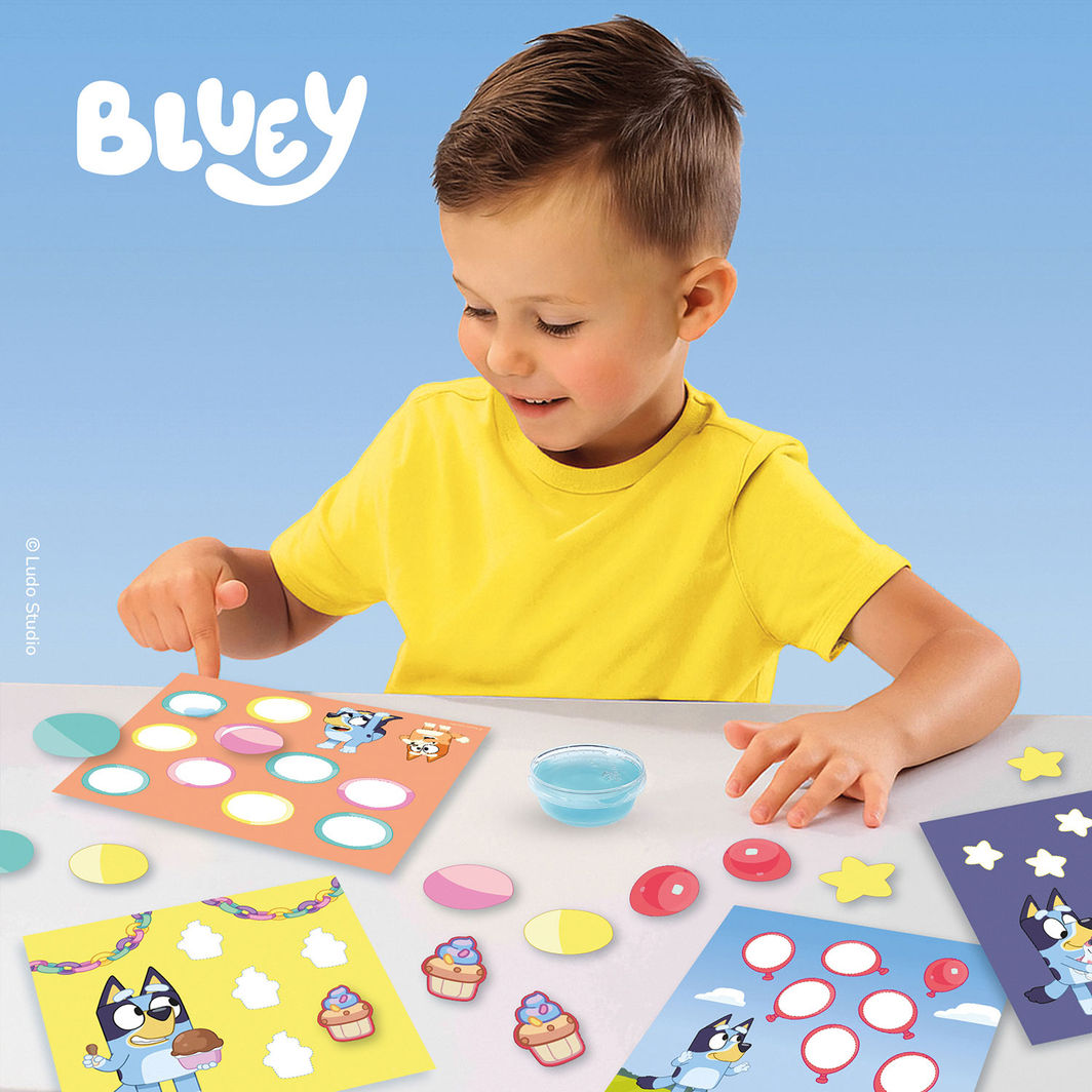 SES Creative Bluey, Fingermaling - Former