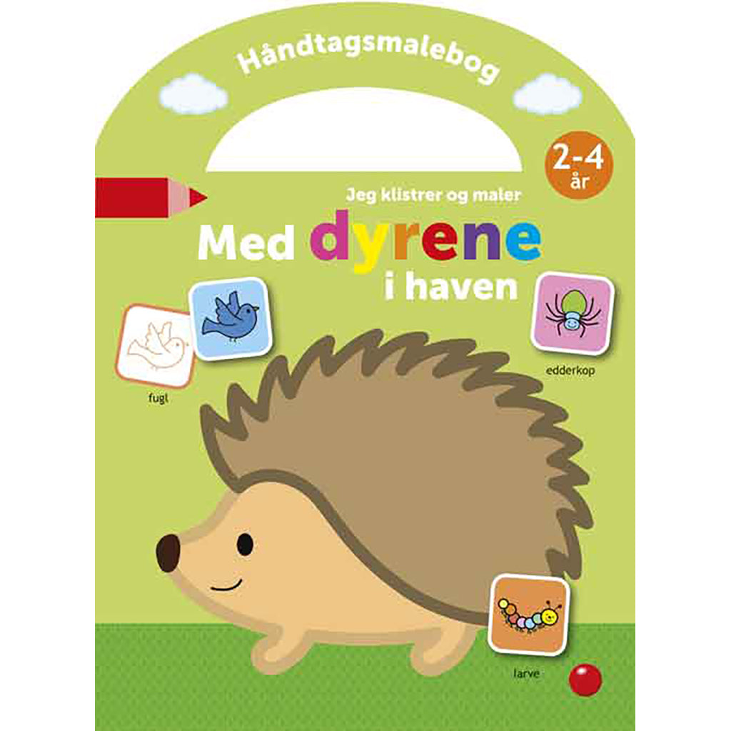 Forlaget Bolden, Håndtaksmalebok – Med dyrene i hagen