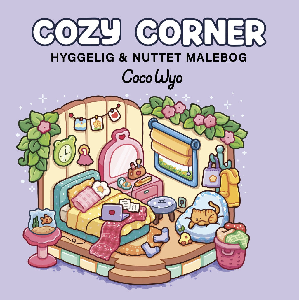 Cozy Corner, Cozy coloring - fargebok