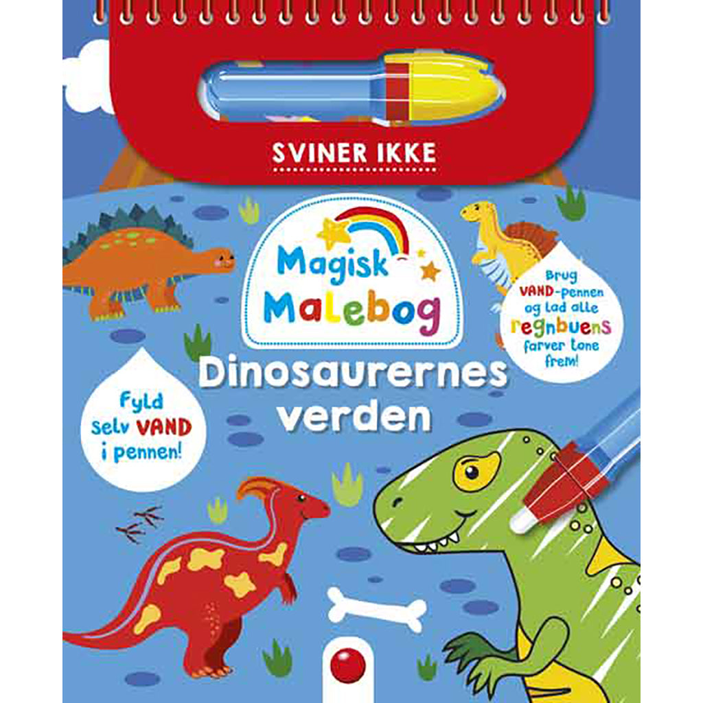 Forlaget Bolden, Magisk malebok, mal med vann - Dinosaurenes verden