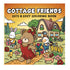 Forside af Cottage Friends malebog med dyr