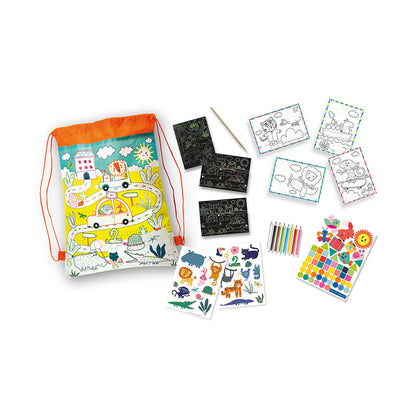 SES Creative, Reiseaktiviteter i ryggsekk