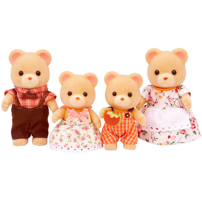 Sylvanian Families Familien Bjørn legetøjssæt med 4 figurer