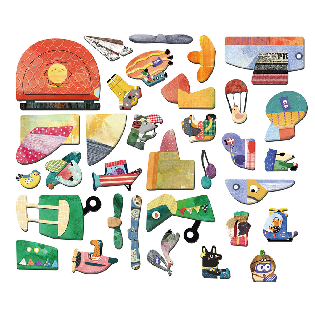 mierEdu Magnetisk reisepakke, Flyvemaskiner