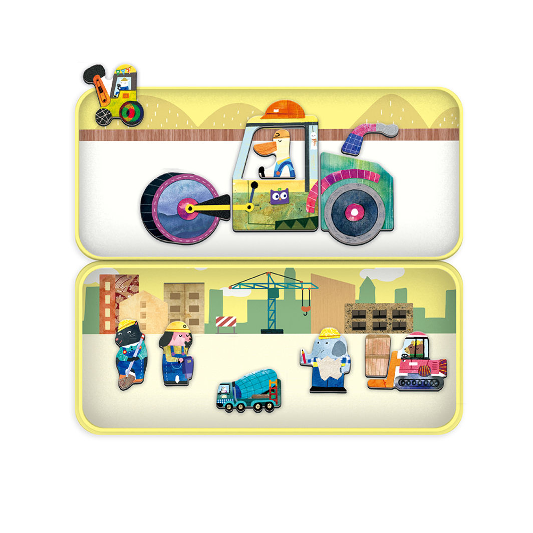 mierEdu Magnetisk Reisesett, Byggeplass