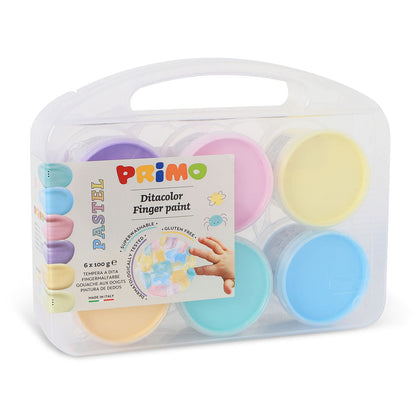 PRIMO - Fingermaling 6 bokser - Pastell