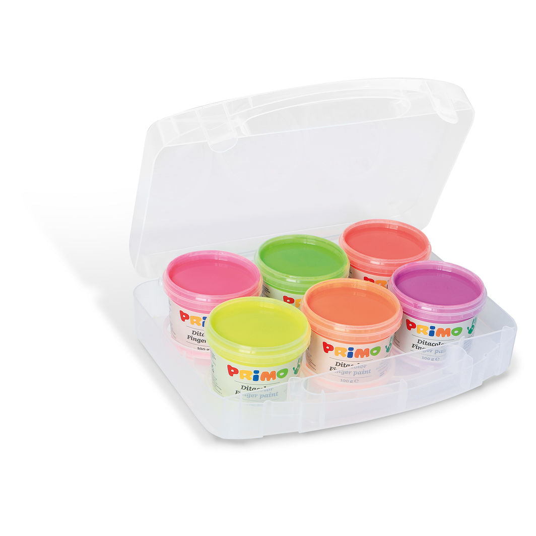 PRIMO - Fingermaling 6 bokser - Neon