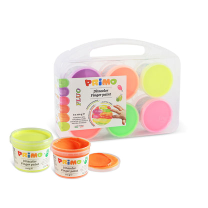 PRIMO - Fingermaling 6 bokser - Neon