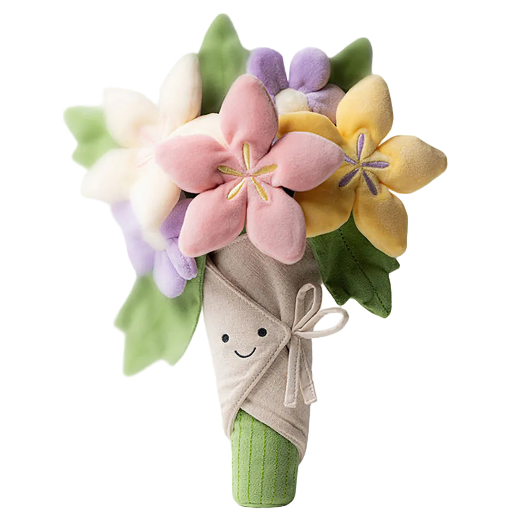 Jellycat bamse, Amuseables blomsterbukett – 31 cm