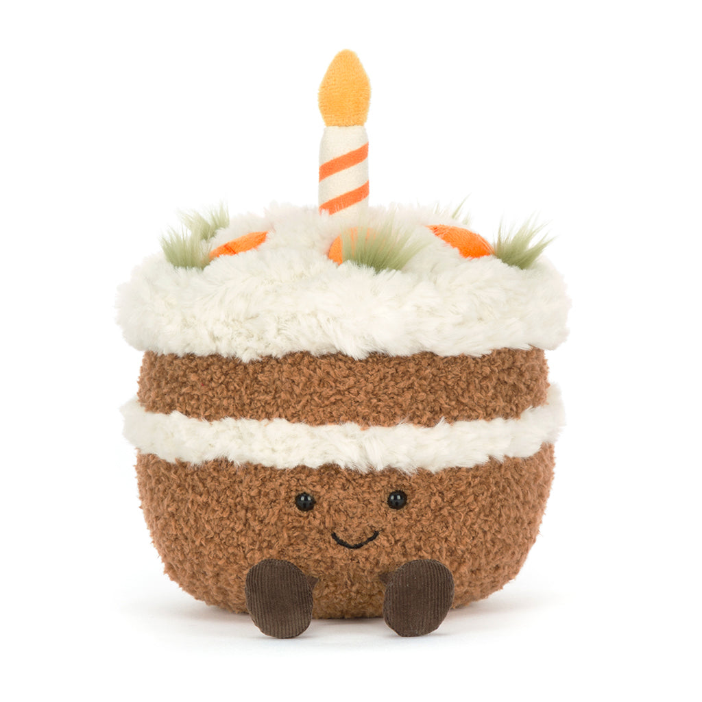 Jellycat bamse, Amuseables Carrot Cake – 15 cm