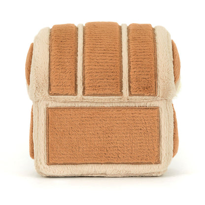 Jellycat bamse, Amuseables Treasure Chest, skattekiste - 19 cm