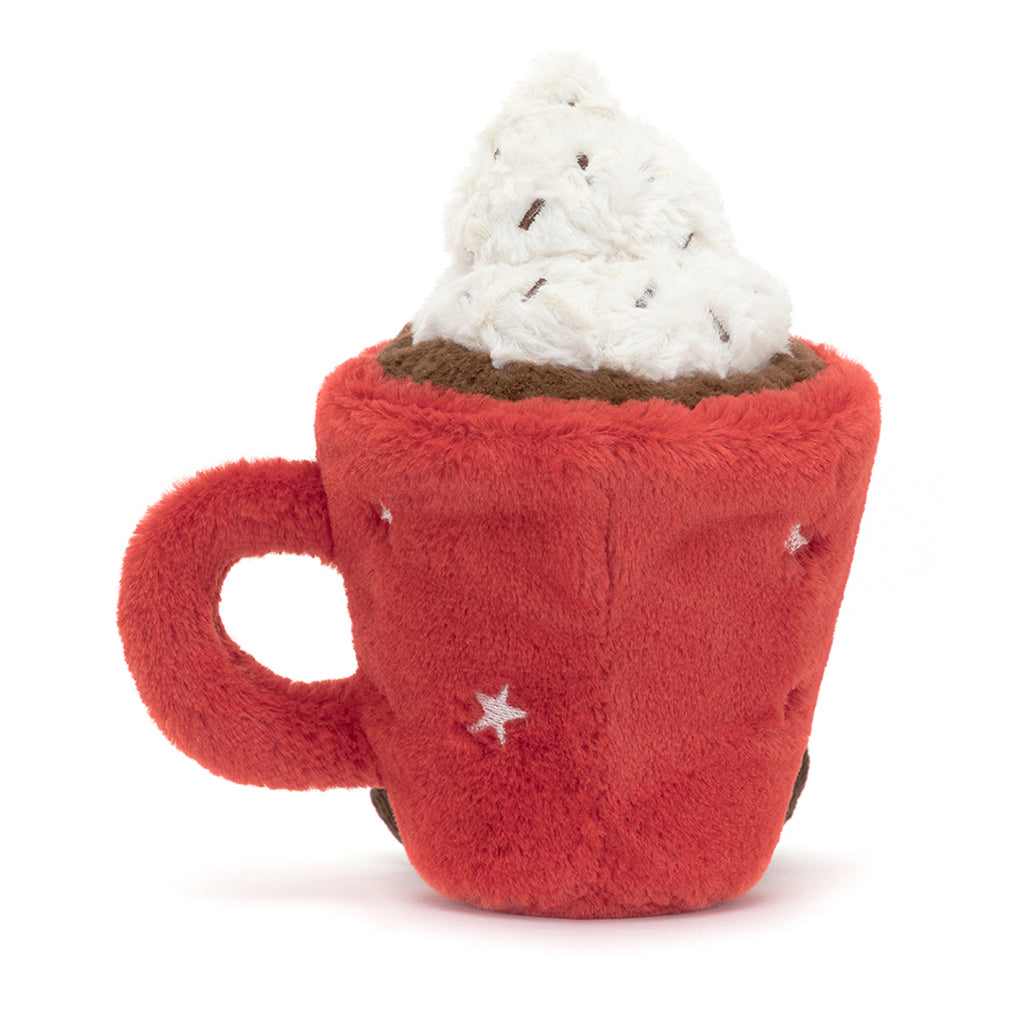 Jellycat Amuseable kosedyr, Varm kakao, myk kopp - 19 cm
