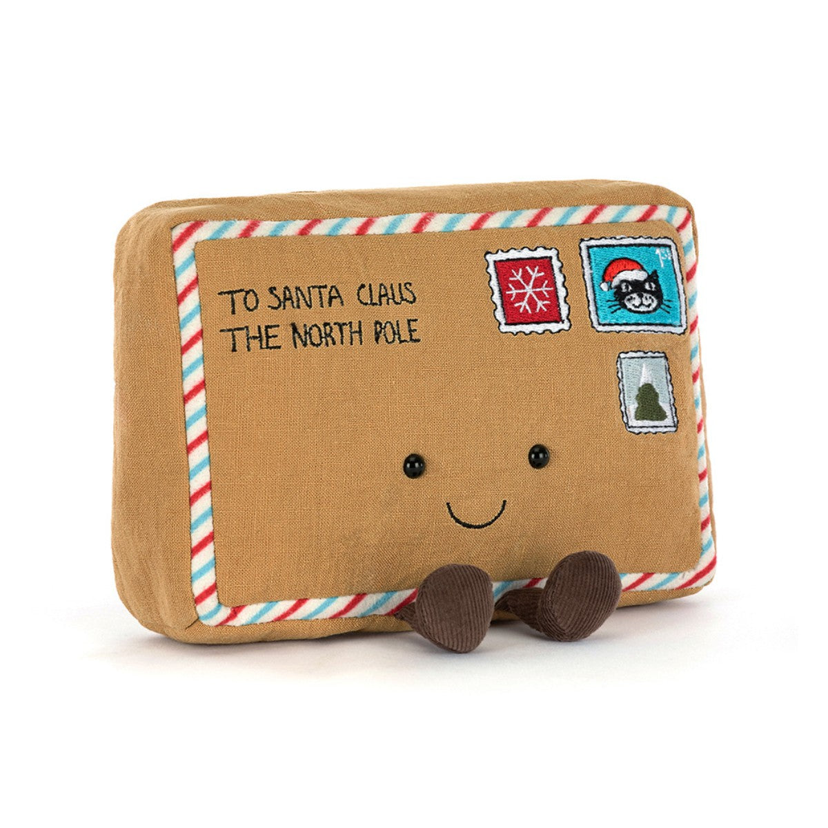 Jellycat jul, Amuseables Brev til julenissen - 18 cm