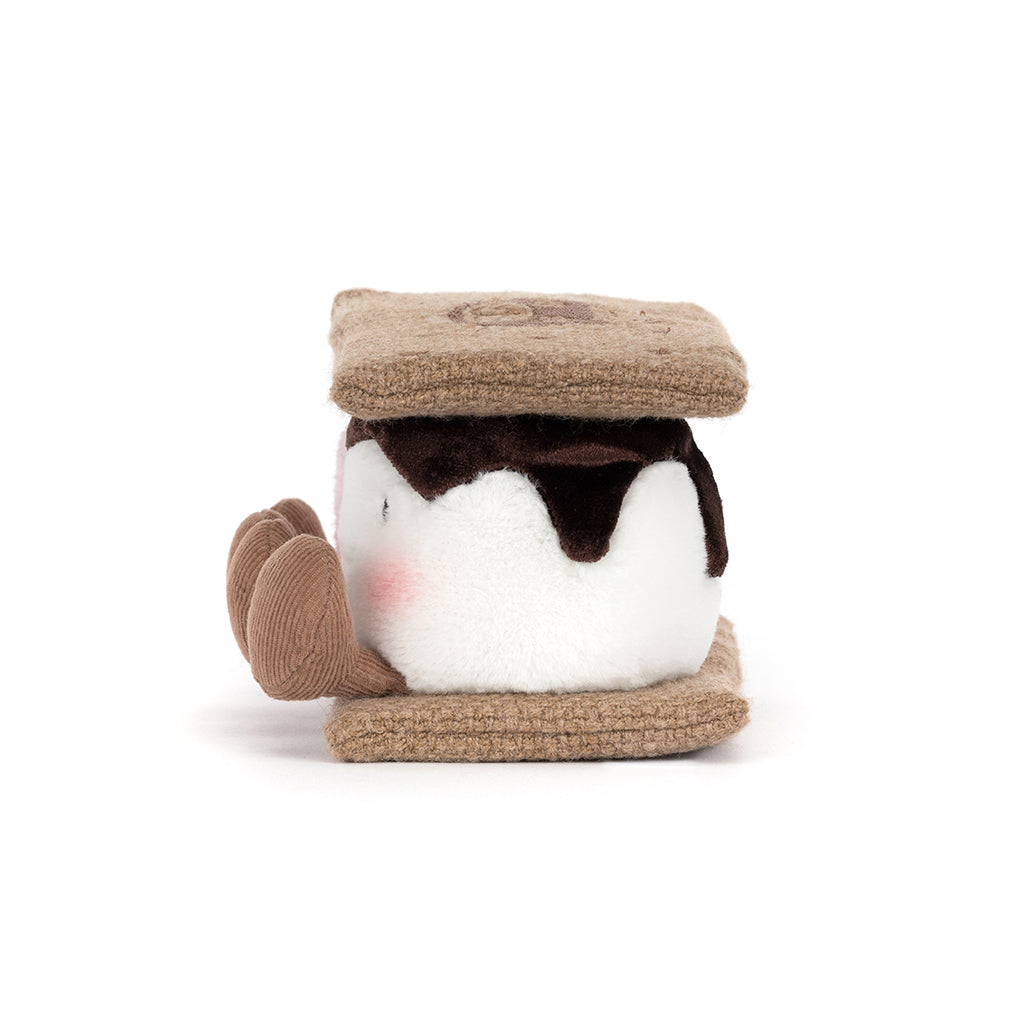 Jellycat bamse, Skumfiduser i kjeks – 12 cm