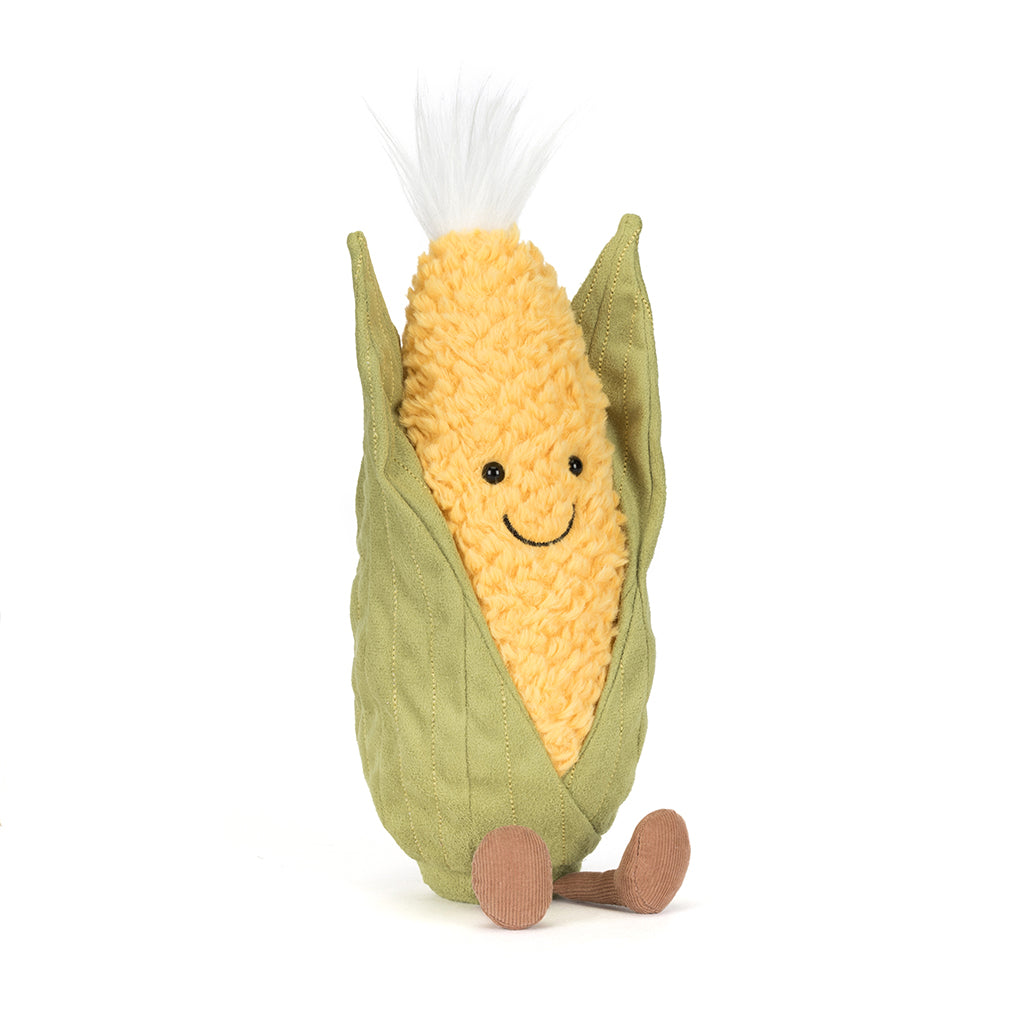 Jellycat bamse, Amuseables Sweetcorn – 27 cm