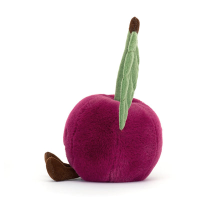 Jellycat kosedyr, Amuseables Food, Kirsebær - 12 cm