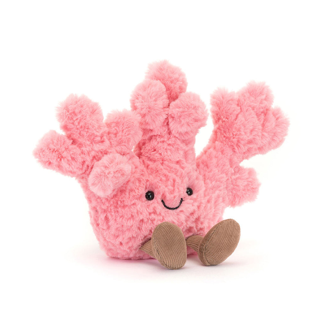 Jellycat bamse, Amuseables Coral - 16 cm