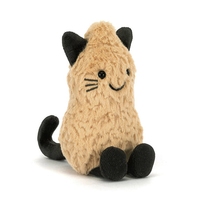 Jellycat-bamse, Amuseables Peanut-katt – 15 cm