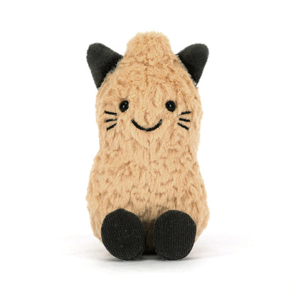 Jellycat bamse, Amuseables peanut kat - 15 cm