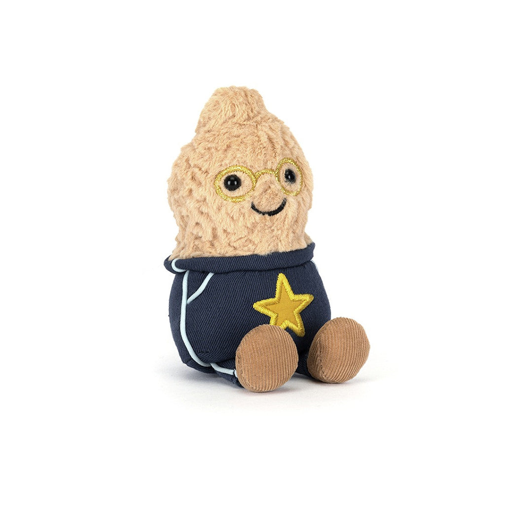 Jellycat bamse, Amuseables Peanut Star Student Outfit - 15 cm