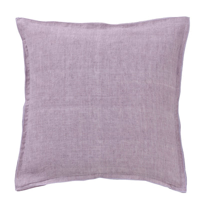 Bungalow pudebetræk i hør, 50 x 50 cm - Lilac rose