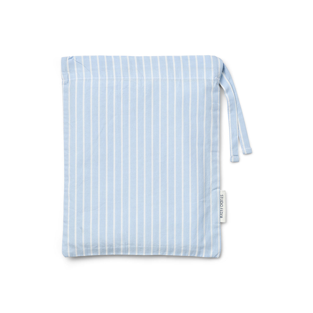 Studio Feder voksensengetøy, økologisk percale - Mattress stripe