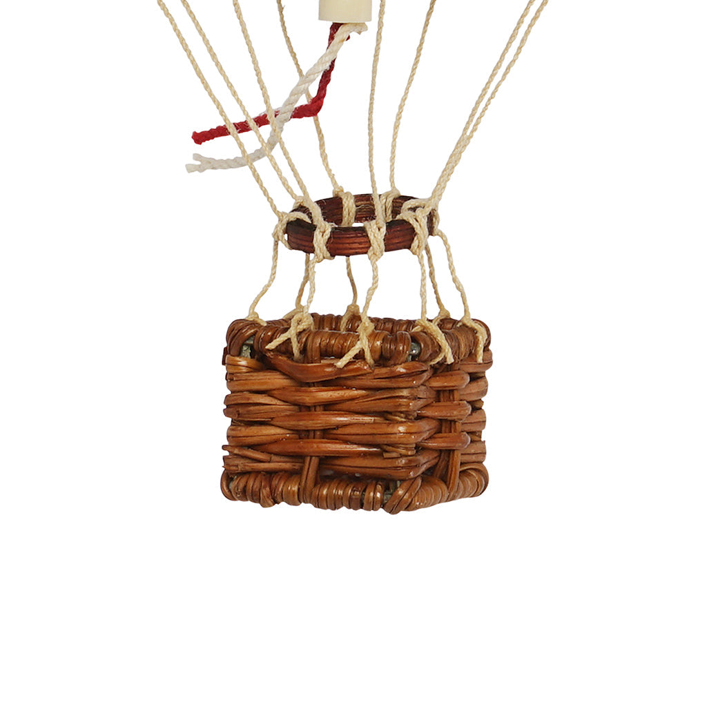 Luftballong i fløyelsblå – H: 13 x D: 8,5 cm
