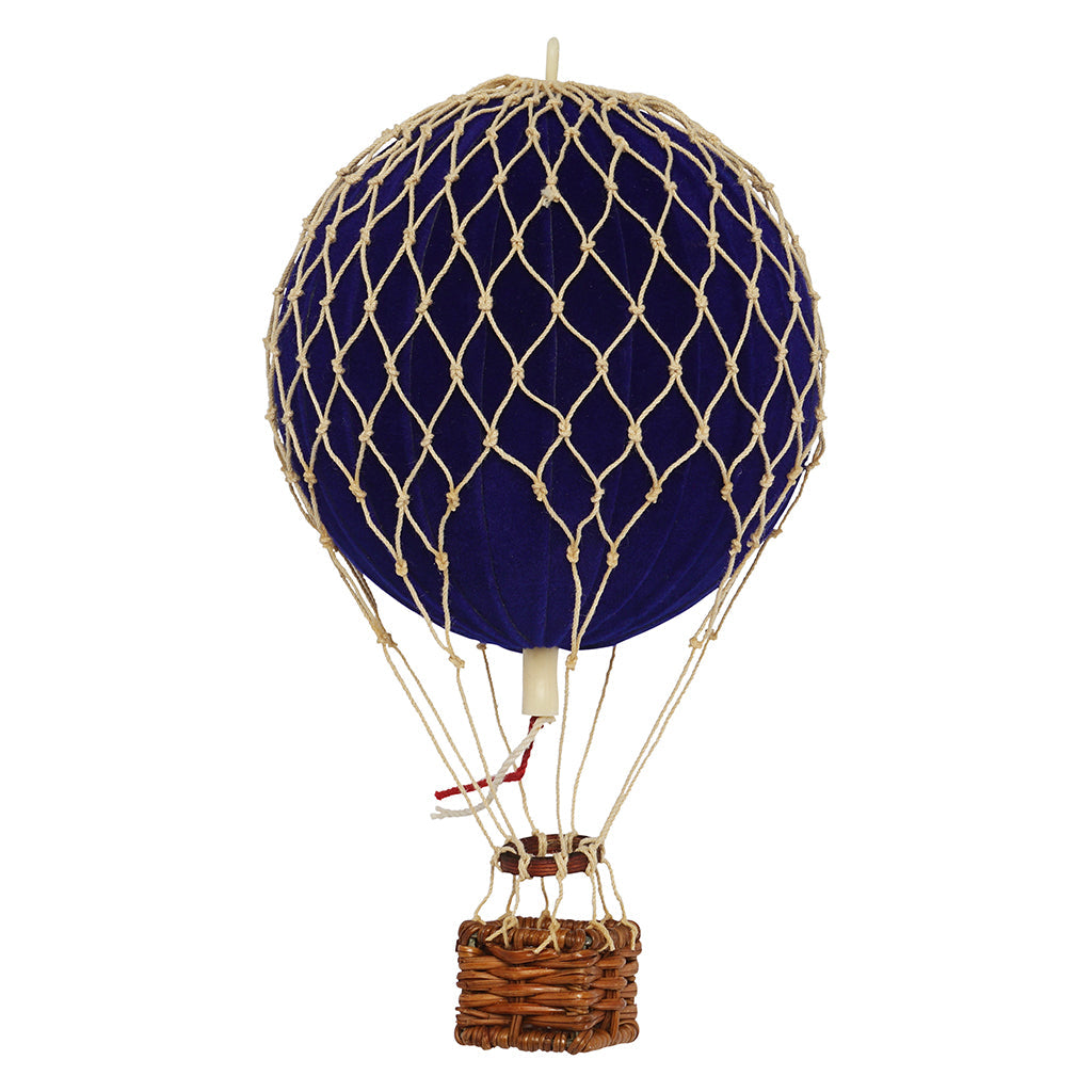 Luftballon, fløjlsblå  - 13 cm