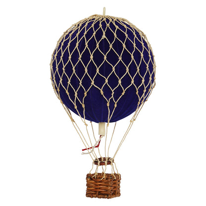 Luftballon, fløjlsblå  - 13 cm