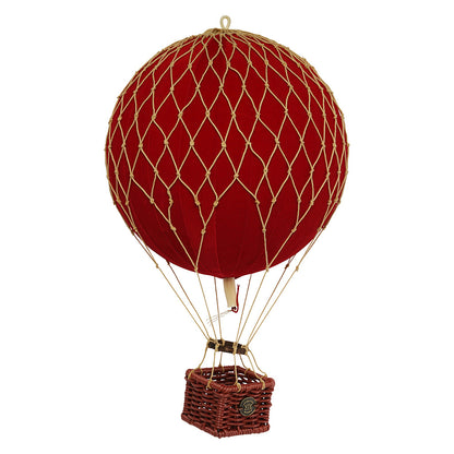 Luftballon, fløjlsrød - 30 cm