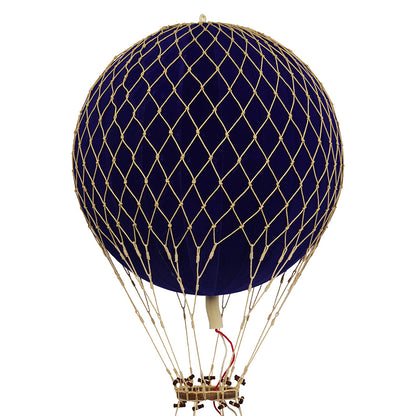 Luftballong, fløyelsblå – H: 56 x D: 32 cm