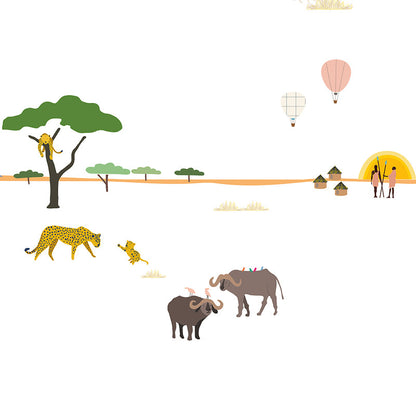 Mimi Lou veggklistremerke frise, Liv - Safari