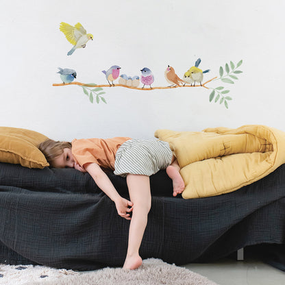 Mimi Lou wallsticker frise, Fuglekvitter