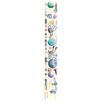 Mimi Lou wallsticker, høydemåler - Space