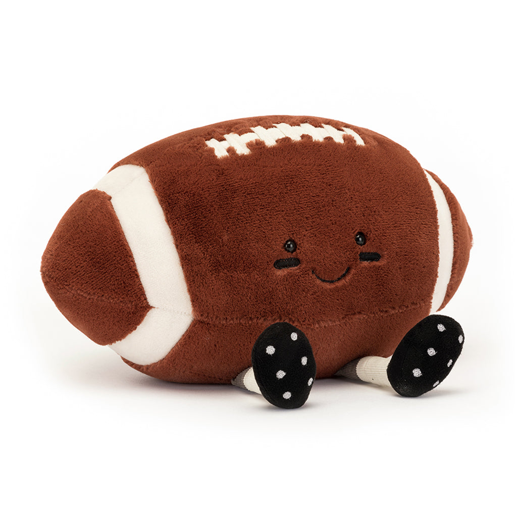 Jellycat bamse, Amuseable Sports American Football - 28 cm
