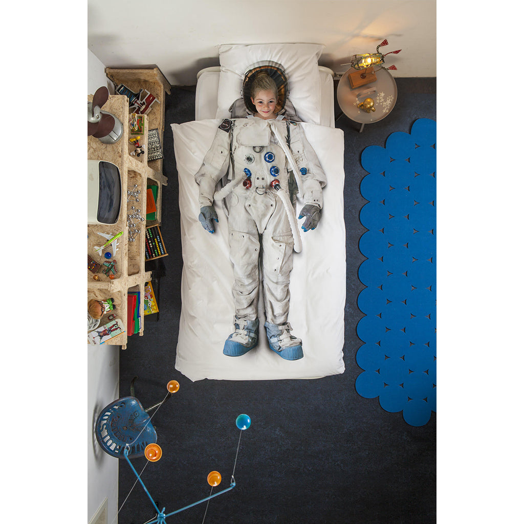 Snurk voksensengetøy, økologisk - Astronaut