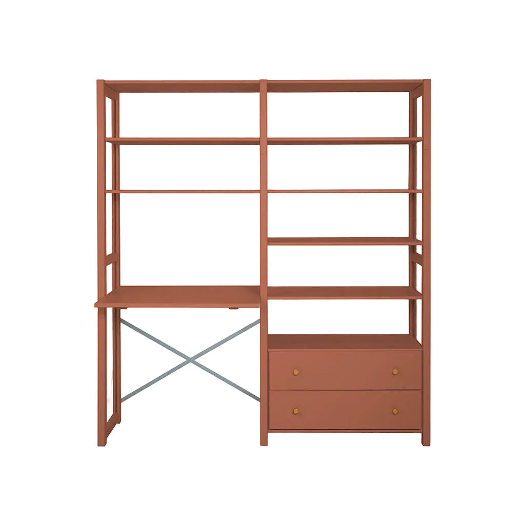 By Aulum Agger Deluxe Stigereol med skrivebord, flere størrelser - Rusty